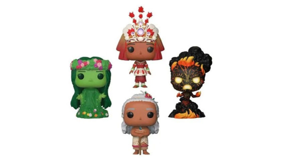 Disney POP! Movies Vinyl Figuren 4er-Pack Moana (GW) 9 cm