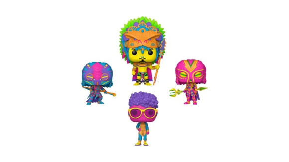 Marvel POP! Movies Vinyl Figuren 4er-Pack Black Panther Wakanda Forever S2 9 cm