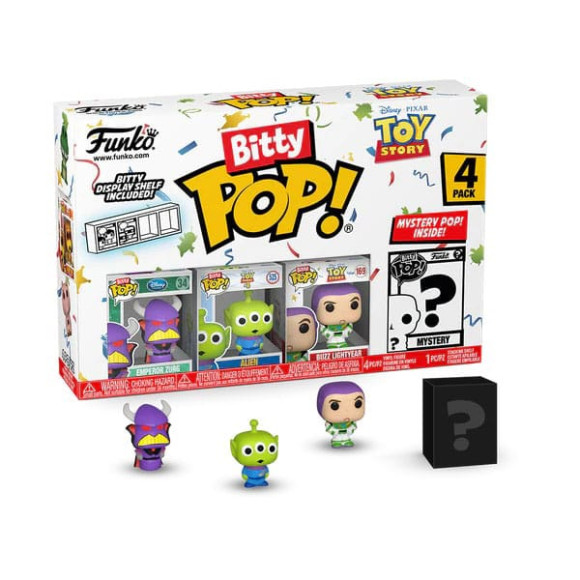 Toy Story Bitty POP! Vinyl Figuren 4er-Pack Zurg 2,5 cm