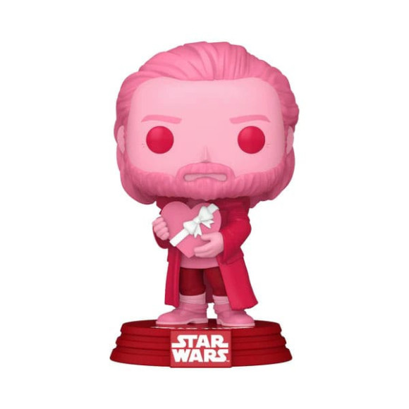 Star Wars Valentines POP! Star Wars Vinyl Figur Obi-Wan Kenobi 9 cm