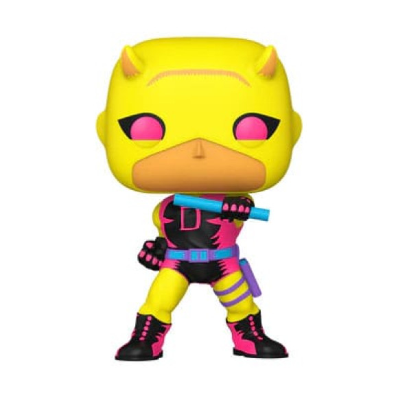 Marvel Super Sized POP! Movies Vinyl Figur Daredevil(YLW/RD)(BLKLT) 25 cm