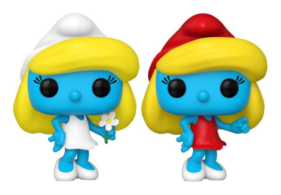 Die Schlümpfe POP! TV Vinyl Figuren Smurfette w/CH 9 cm Sortiment (6)