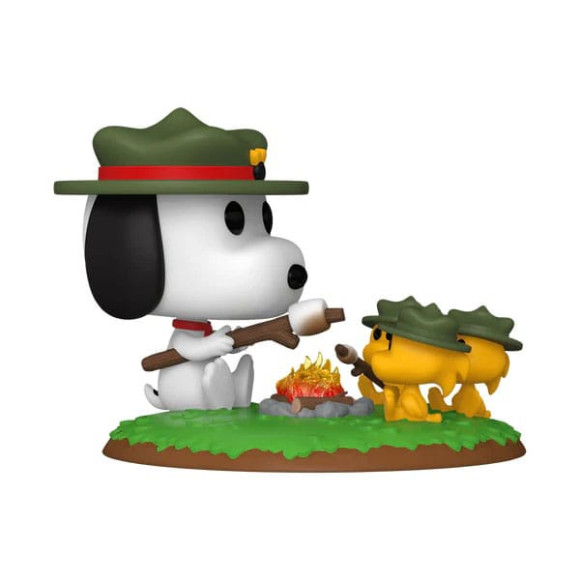 Peanuts POP! Deluxe Vinyl Figur Snoopy w/WS(Camping) 9 cm