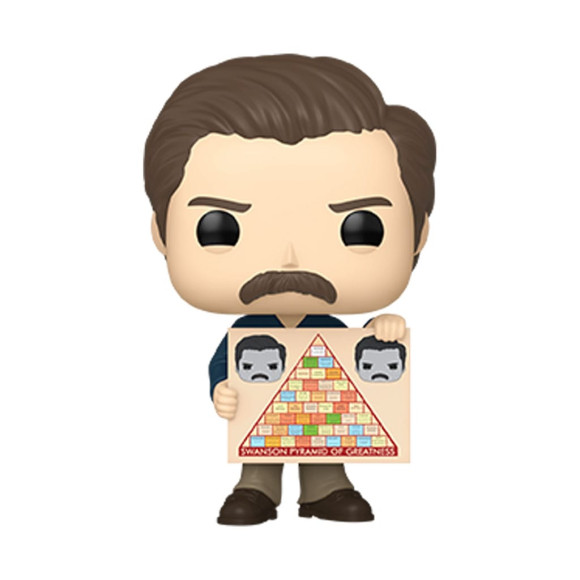 Parks and Recreation 15th Anniversary POP! TV Vinyl Figur Ron 9 cm