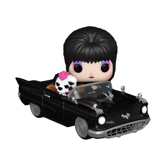 Elvira POP! Rides Deluxe Vinyl Figur Elvira w/Macabre Mobile 9 cm