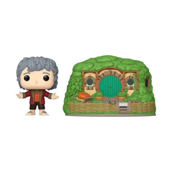 Der Herr der Ringe POP! Town Vinyl Figur Bilbo & Bag End 9 cm