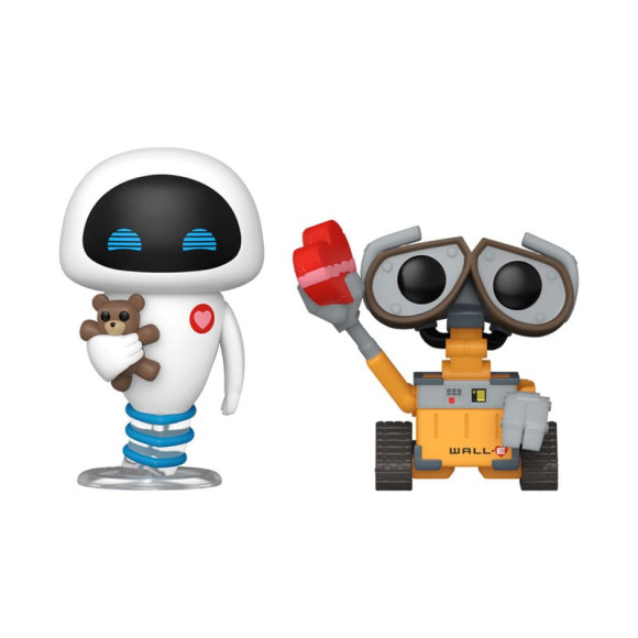 Wall-E Pocket POP! Vinyl Figuren 2er-Pack Valentines 4 cm
