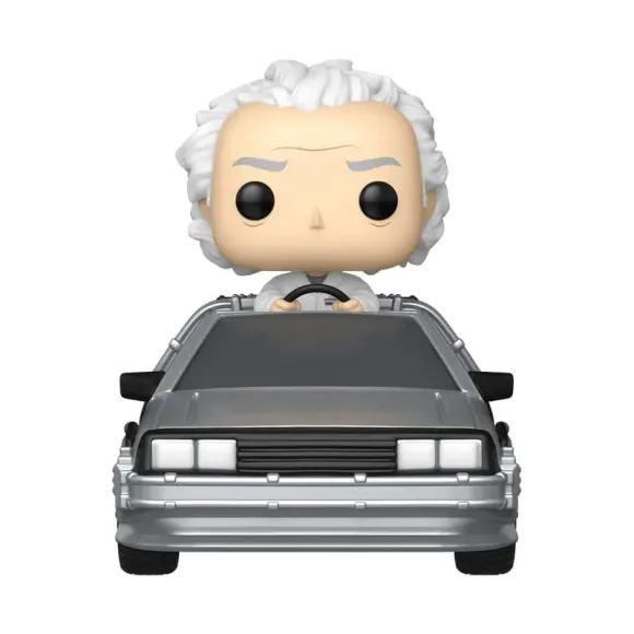 Zurück in die Zukunft POP! Rides Deluxe Vinyl Figur Doc w/Time Machine 9 cm