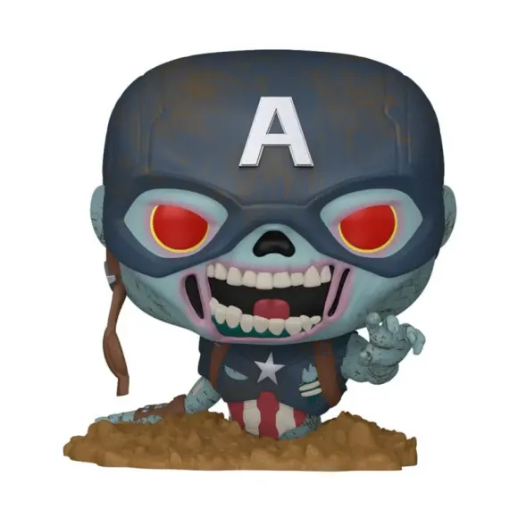 Marvel Zombies POP! Vinyl Figur Captain America 9 cm