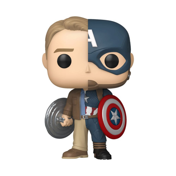 Marvel POP! Vinyl Figur Split- Cap/Steve Exclusive 9 cm