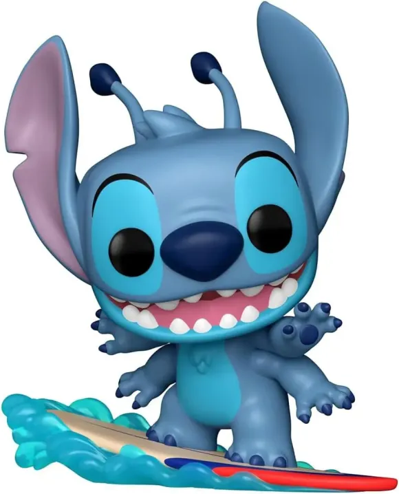 Lilo & Stitch POP! Vinyl Figur Stitch on Surfboard Exclusive Edition 9 cm