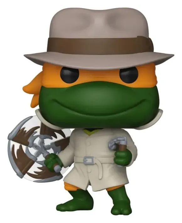 Teenage Mutant Ninja Turtles Pop! Television Vinyl Figur Michelangelo in Trenchcoat Exclusive 9 cm