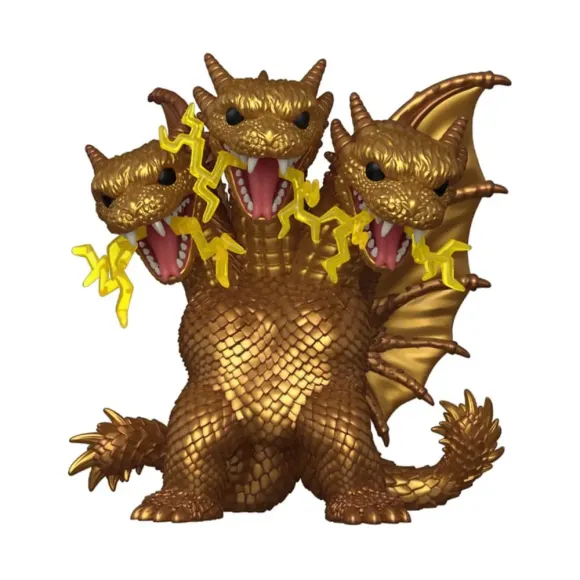 heo Exclusive Edition Godzilla Super Sized POP! Movies Vinyl Figur King Ghidora (Electric) 15 cm