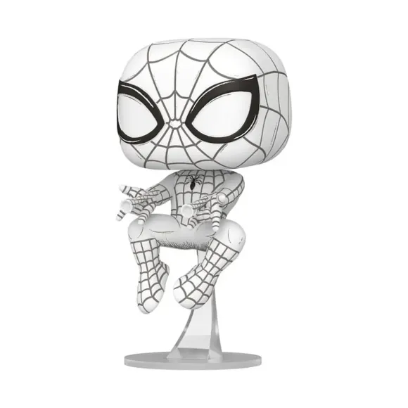 Marvel POP! Vinyl Figur Sketched - Spider-Man 9 cm