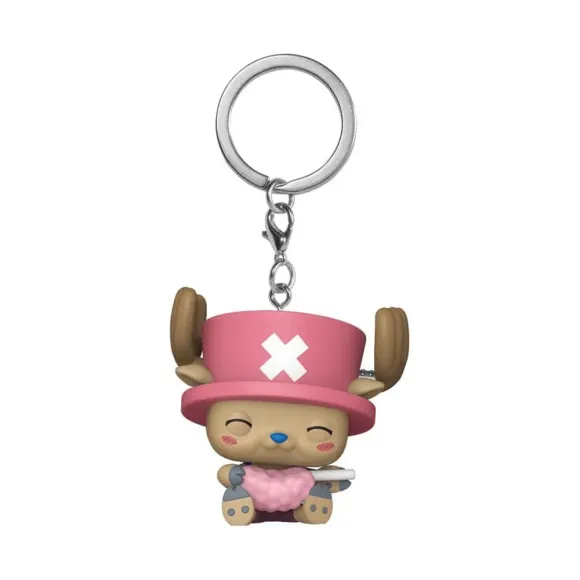 One Piece POP! Vinyl Schlüsselanhänger 4 cm Chopper w/Cotton Candy Display (12)