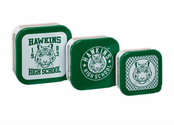 Stranger Things Hawkins High School Aufbewahrungsdosen 3er-Set