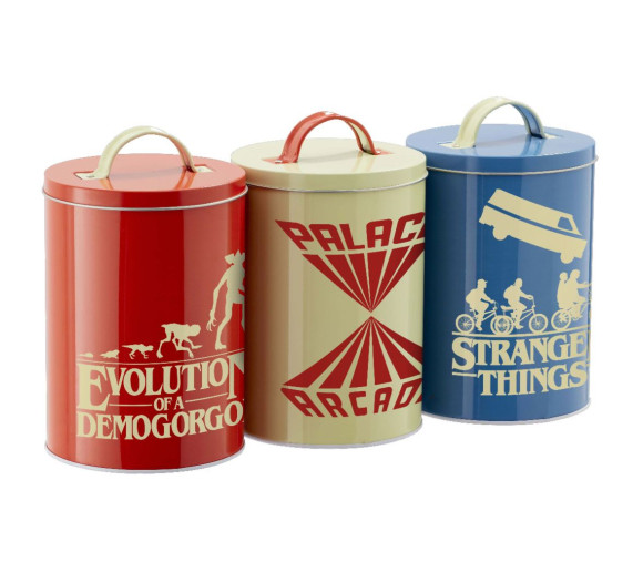 Stranger Things Aufbewahrungsdosen 3er-Set Silhouette