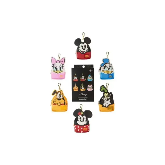Mickey and friends by Loungefly Schlüsselanhänger Mini Backpack Blind Box Sortiment (15)