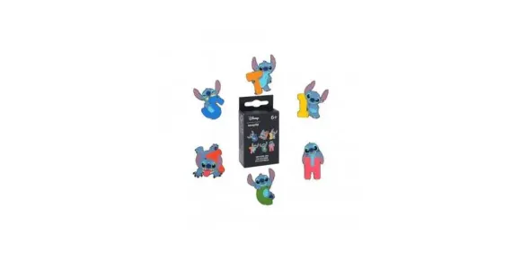 Lilo & Stitch by Loungefly Ansteck-Pins Blind Box Letters and Poses Display (18)