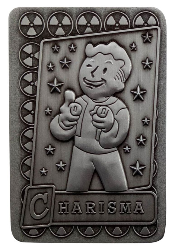 Fallout Charisma Perk-Karte Prop Replica