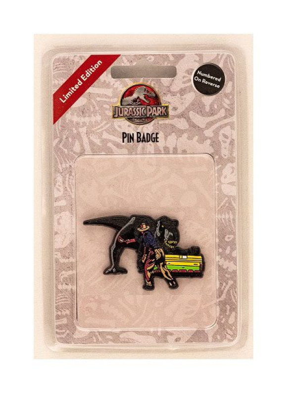 Jurassic Park Ansteck-Pin Alan & T-Rex
