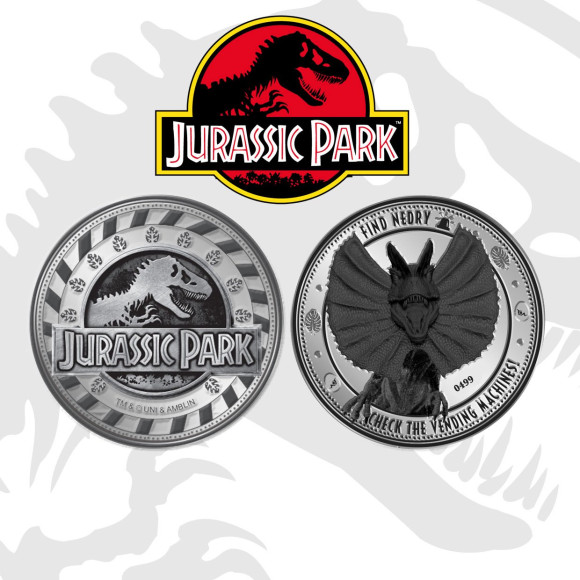 Jurassic Park Find Nedry Sammelmünze