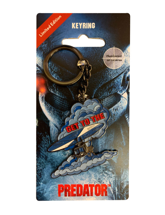 Predator Metall Schlüsselanhänger Get To The
