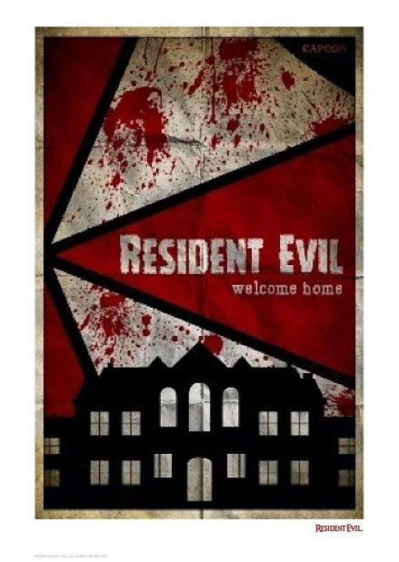 Resident Evil Kunstdruck Welcome Home 42 x 30 cm