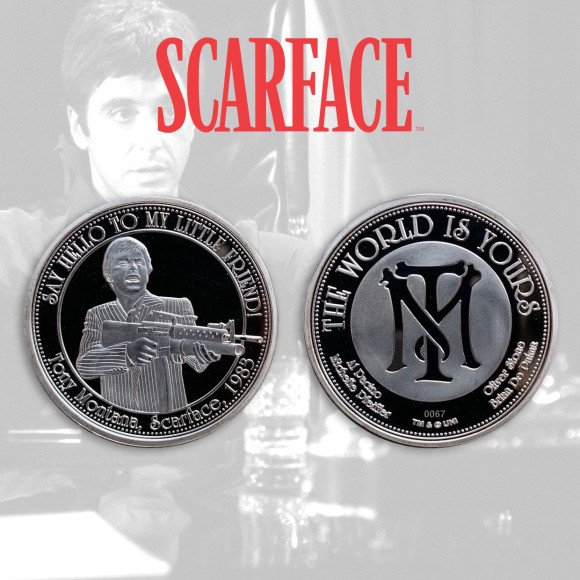 Scarface Sammelmünze The World Is Yours