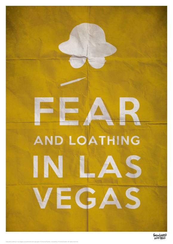 Angst und Schrecken in Las Vegas Kunstdruck 42 x 30 cm