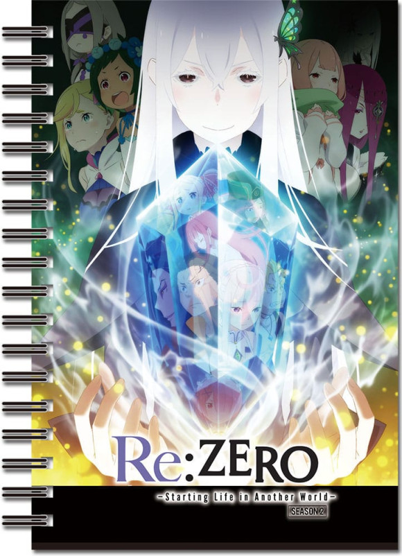 Re:Zero Starting Life in Another World Notizbuch A5 Season 2 Key Art #01