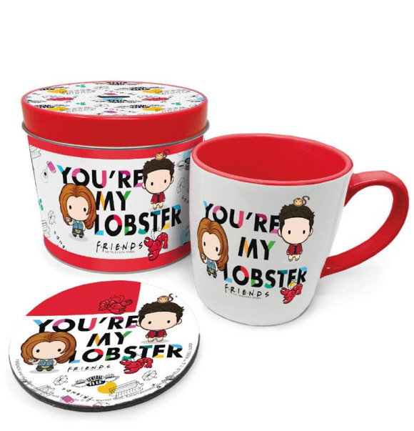 Friends Tasse mit Untersetzer You're my Lobster - Chibi