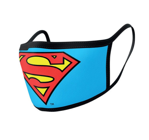 Superman Stoffmasken 2er-Pack Logo