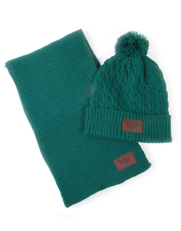 The Legend of Zelda Logo Beanie & Schal Set
