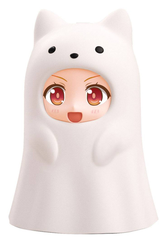Nendoroid More Zubehör-Set für Nendoroid Actionfiguren Kigurumi Face Parts Case Ghost Cat White 10 cm