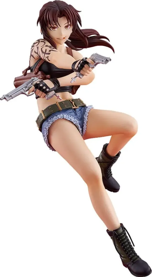 Black Lagoon Pop Up Parade PVC Statue Revy L Size 21 cm                 
