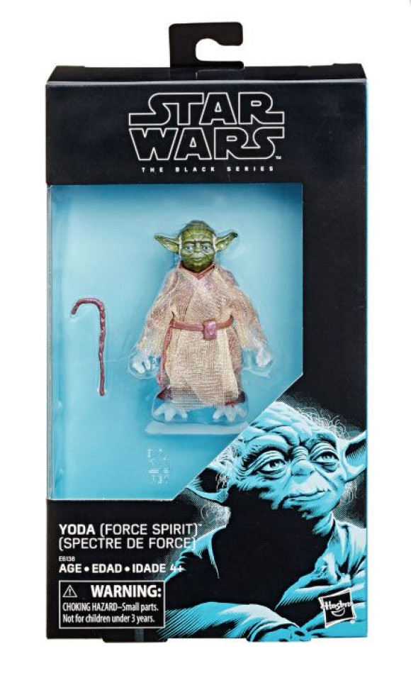 Star Wars VIII Yoda Force Spirit Black Series Actionfigur 6 cm