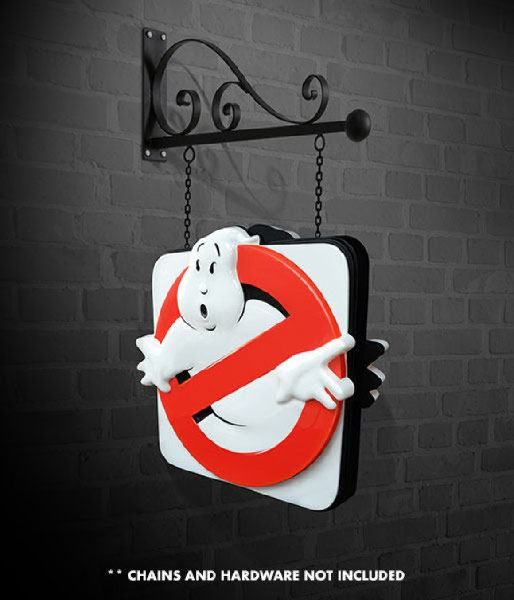 Ghostbusters Feuerwache Reklame Schild Replik 81 x 81 cm