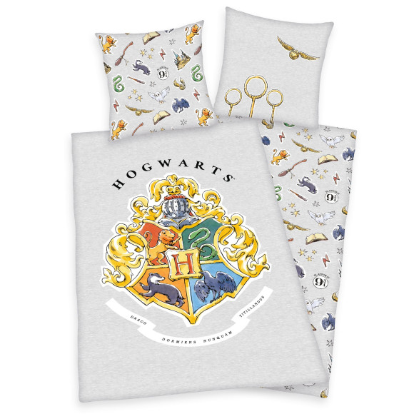 Harry Potter Bettwäsche Hogwarts 135 x 200 cm / 80 x 80 cm