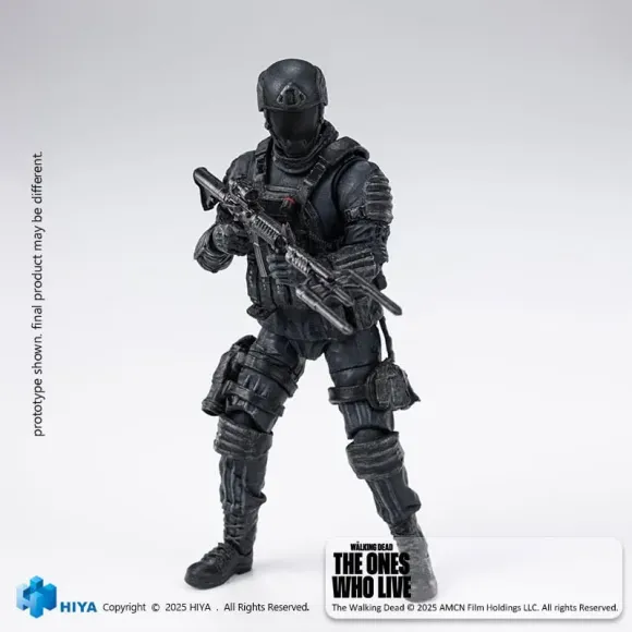 The Walking Dead: The Ones Who Lived Exquisite Mini Actionfigur 1/18 CRM Soldier 10 cm         