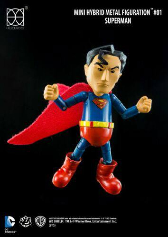 Justice League Superman Mini Hybrid Metal Actionfigur 9 cm