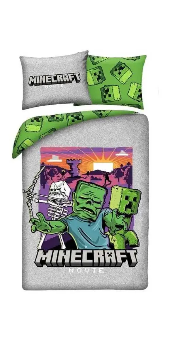 Minecraft Movie Bettwäsche Ver. 1 140 x 200 cm / 70 x 90 cm           