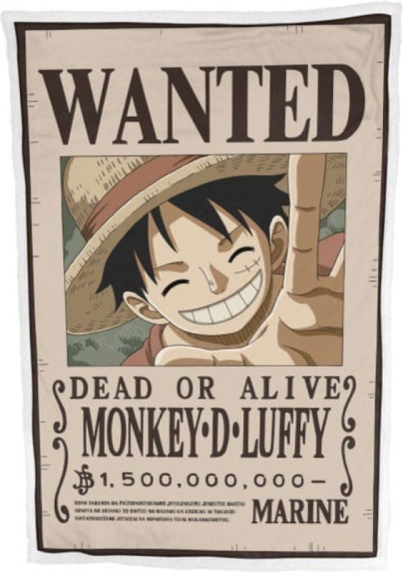 One Piece Fleecedecke Ver. 6 100 x 150 cm