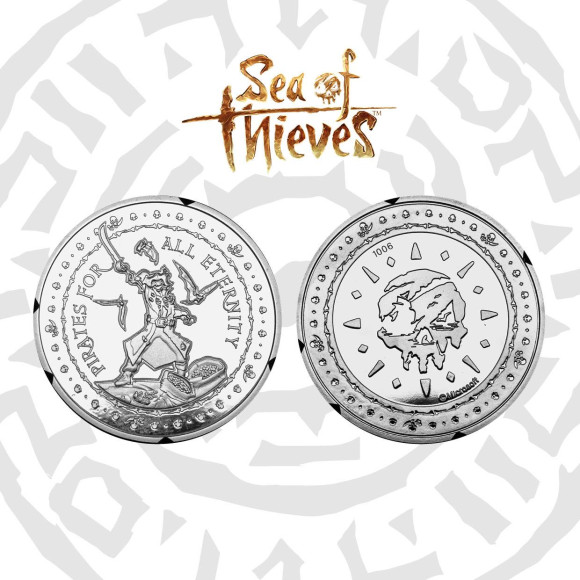 Sea of Thieves Sammelmünze Pirates For All Eternity (versilbert)