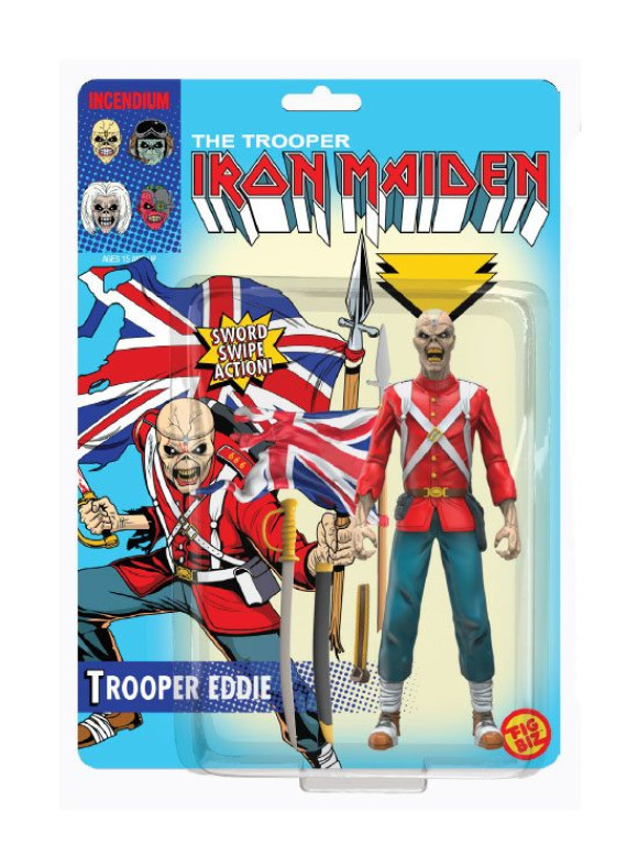 Iron Maiden Trooper Eddie FigBiz Actionfigur 13 cm
