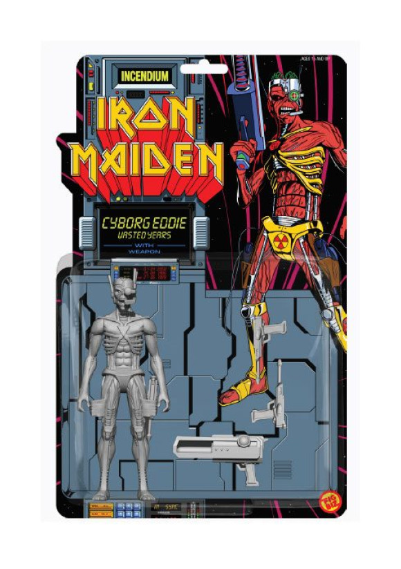 Iron Maiden Cyborg Eddie FigBiz Actionfigur 13 cm