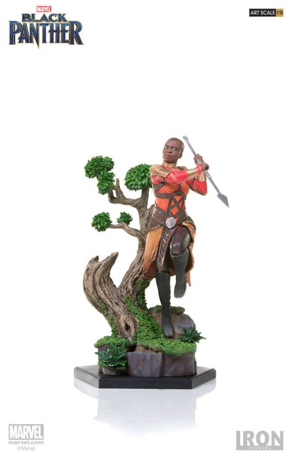 Black Panther Okoye Battle Diorama Series Statue 23 cm