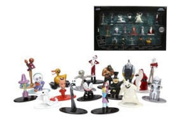 Nightmare before Christmas Nano Metalfigs Diecast Minifiguren 18-er Pack 4 cm