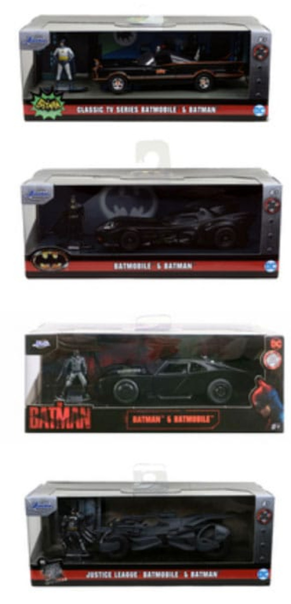 DC Comics Diecast Modelle 1/32 Batman Batmobile Sortiment (6)