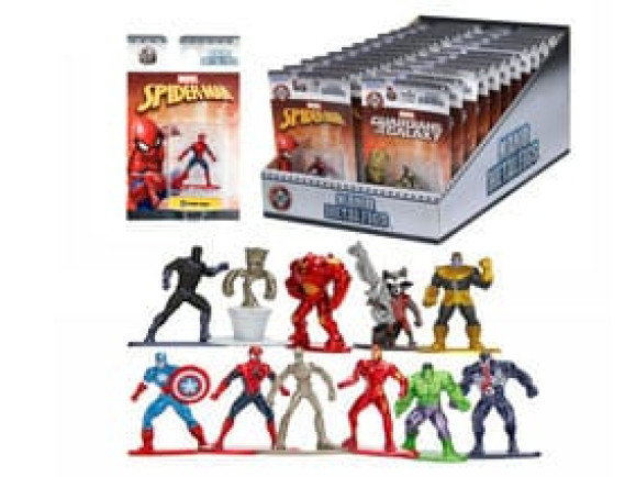 Marvel Nano Metalfigs Diecast Minifiguren 4 cm Sortiment (24)